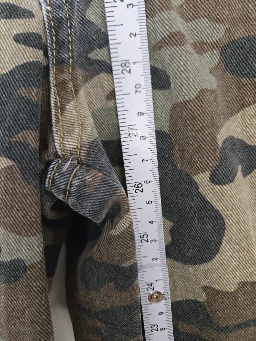 🪖 HME Camo Wide Leg Utility Pants | Size XL | Drawstring Waist | Cargo Style - Picture 6 of 6